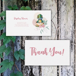 Baby Alligator Hatching Floral Display Shower Enclosure Card