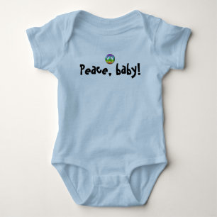 Baby and Kids: Peace, baby! Creeper- boys Bodysuit