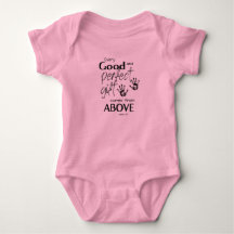 BABY ANGEL BODY SUIT- JAMES 1:17