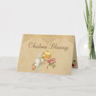 Baby Angel Christmas Greeting Card