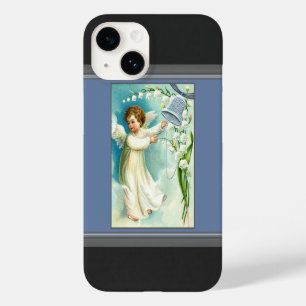 Baby Angel With Blue Bell Case-Mate iPhone 14 Case