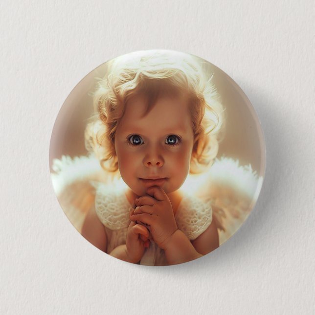Baby Angels 2 Inch Round Button (Front)