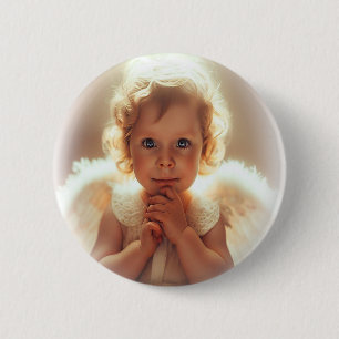 Baby Angels 2 Inch Round Button