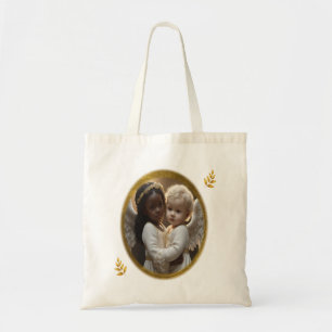 baby angels tote bag