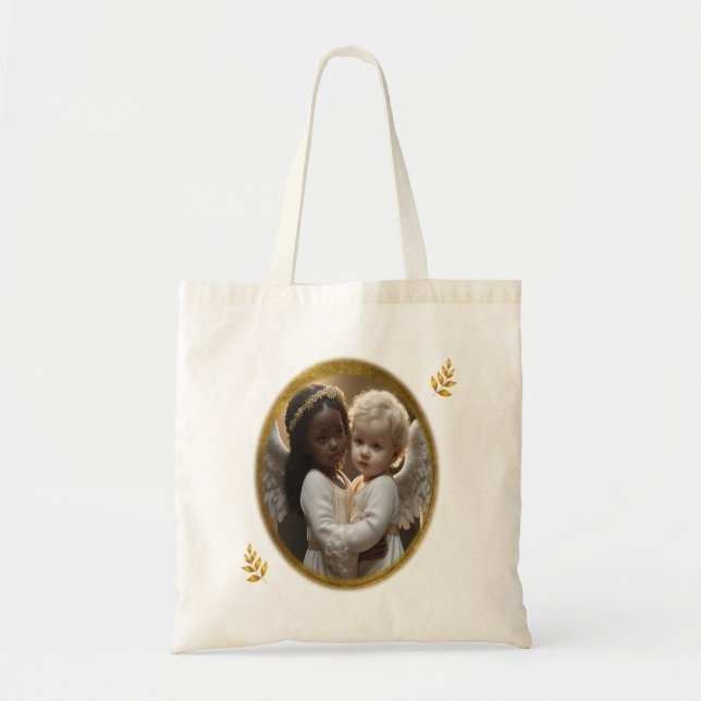 baby angels tote bag (Front)