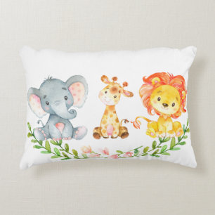 Baby Animal Nursery Pillow