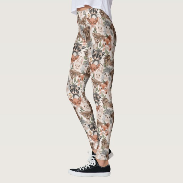 Baby Animal Pattern Leggings (Left)