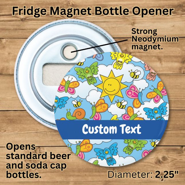Baby Animals Background Bottle Opener (Creator Uploaded)