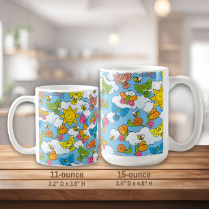 Baby Animals Background Coffee Mug