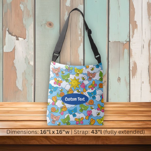 Baby Animals Background Crossbody Bag (Creator Uploaded)
