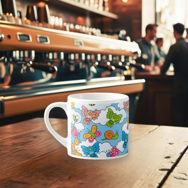 Baby Animals Background Espresso Cup (Creator Uploaded)