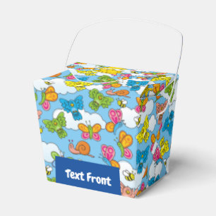 Baby Animals Background Favor Box
