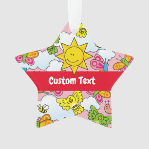 Baby Animals Background Ornament