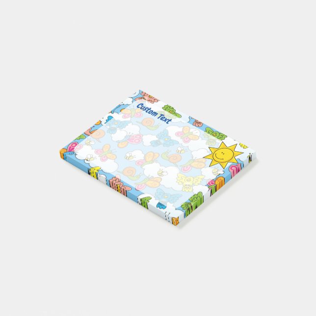 Baby Animals Background Post-it Notes (Angled)