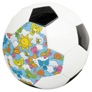 Baby Animals Background Soccer Ball