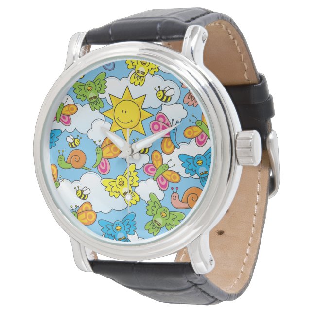 Baby Animals Background Watch (Angled)