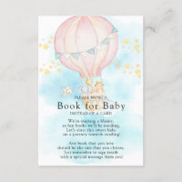 Baby Animals  Balloon Ride Book for Baby Card