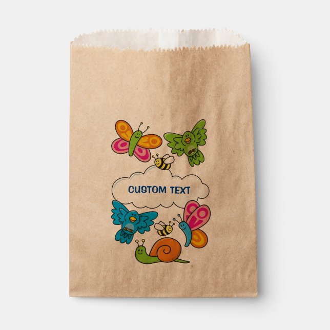 Baby Animals Favour Bag (Front)