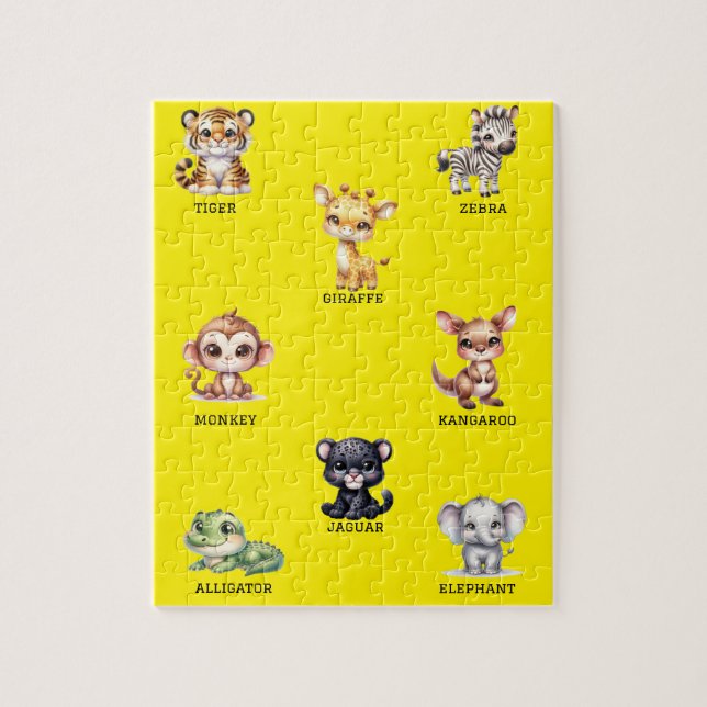 Baby animal's  jigsaw puzzle (Vertical)