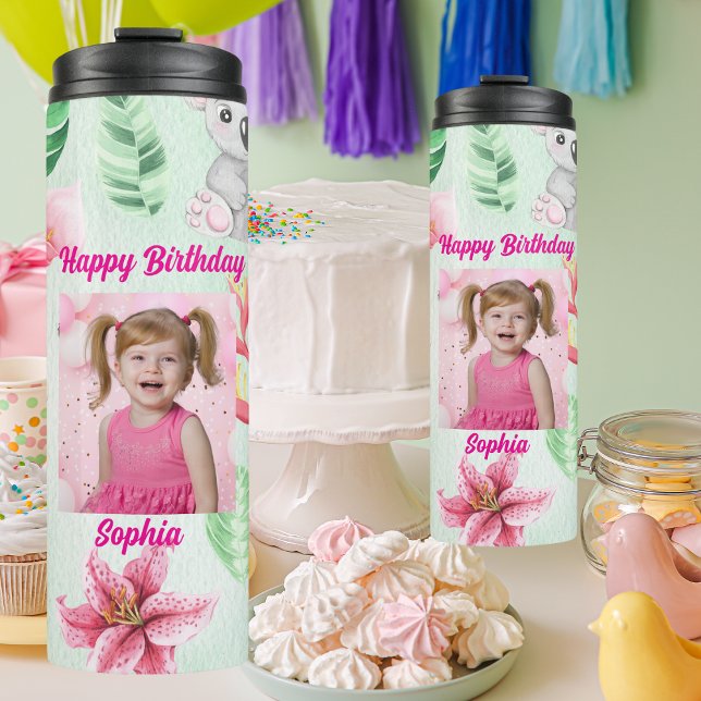 Baby Animals Kids Photo Tumbler Gifts for Birthday (Creator Uploaded)