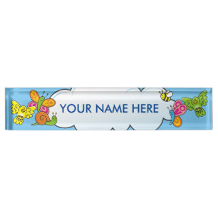 Baby Animals Nameplate