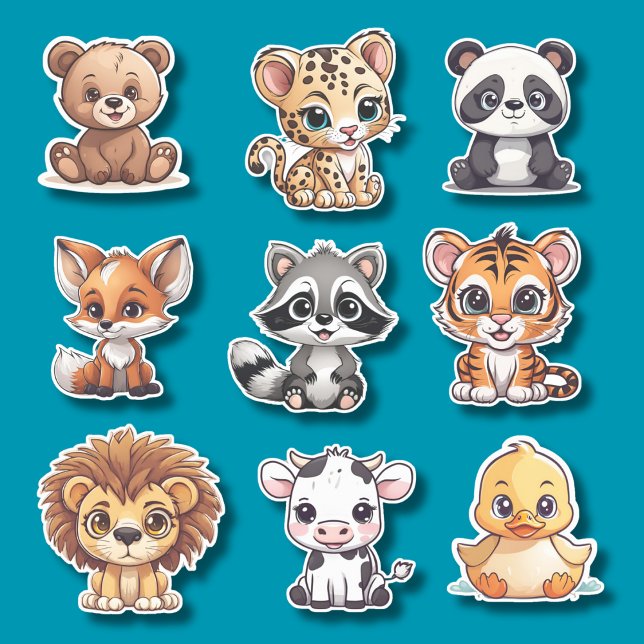 Baby Animals Waterproof Vinyl Set  (Creator Uploaded)