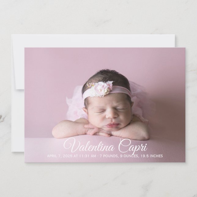 Baby Announcement (Front)