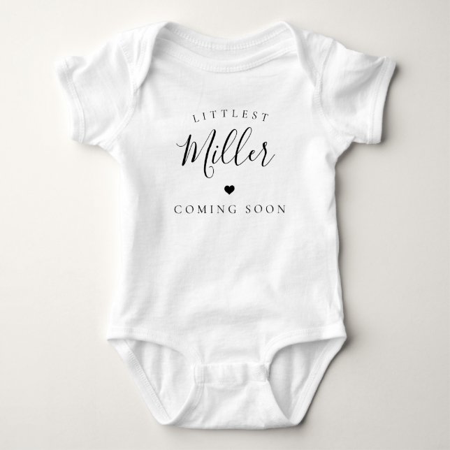 Baby Announcement Bodysuit (Front)