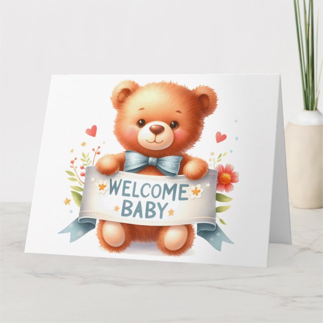 Baby announcement Card  (Front)