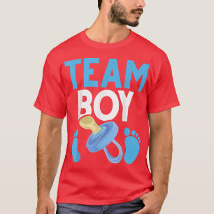 Baby Announcement Future Parents Team Boy Gender R T-Shirt