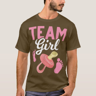 Baby Announcement Future Parents Team Girl Gender T-Shirt