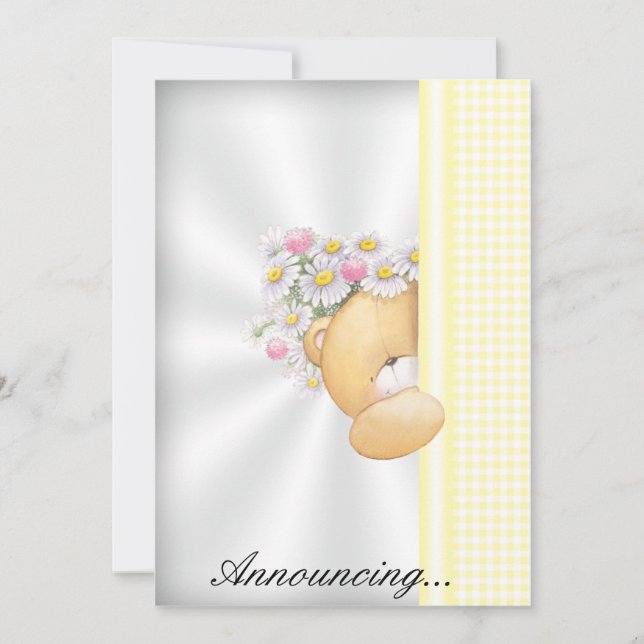 Baby Announcement Invitation (Front)