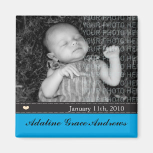 Baby Announcement Magnet