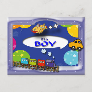 Baby Announcement Postcard
