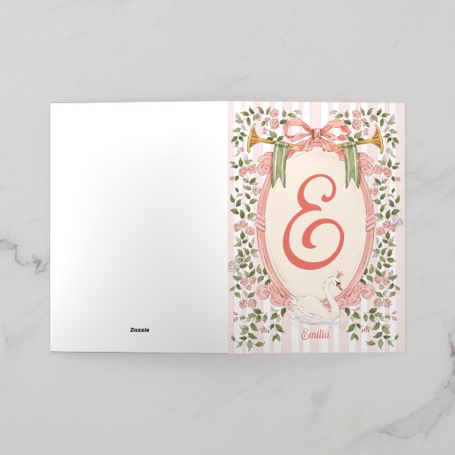 Baby Announcement - Swan Princess (Outside Laydown)