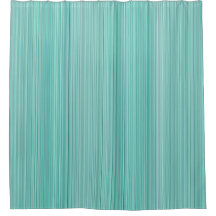 Baby Aqua Stripes Douche Rideau