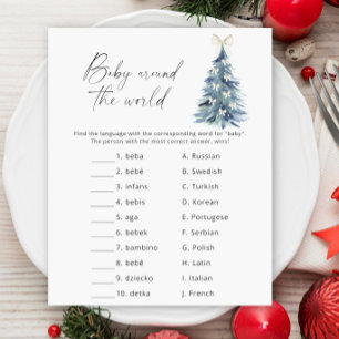 Baby Around the world - Winter Baby Shower