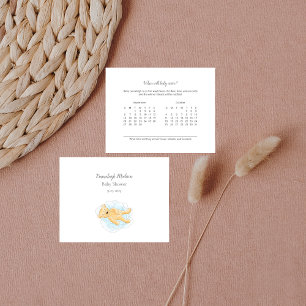 Baby Arrival Prediction Boy Teddy Bear