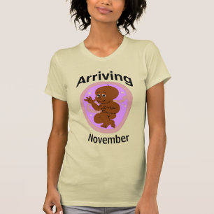 Baby Arriving, add month, personalize Plus Size T- T-Shirt