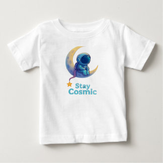 Baby Astronaut “Stay Cosmic” T-Shirt – Cute Space