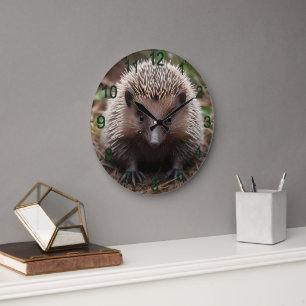 Baby Australian Echidna, Large Clock