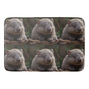 Baby Australian Wombat, Bath Mat