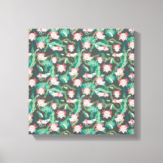 Baby Axolotl Canvas Print