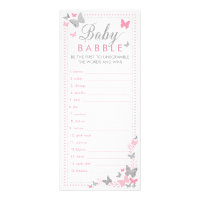 Baby Babble Word Scramble Game, Butterflies