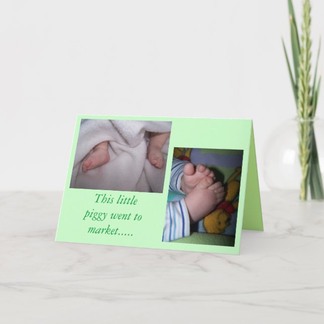Baby (babies) card (Front)