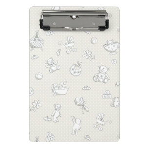 Baby background mini clipboard