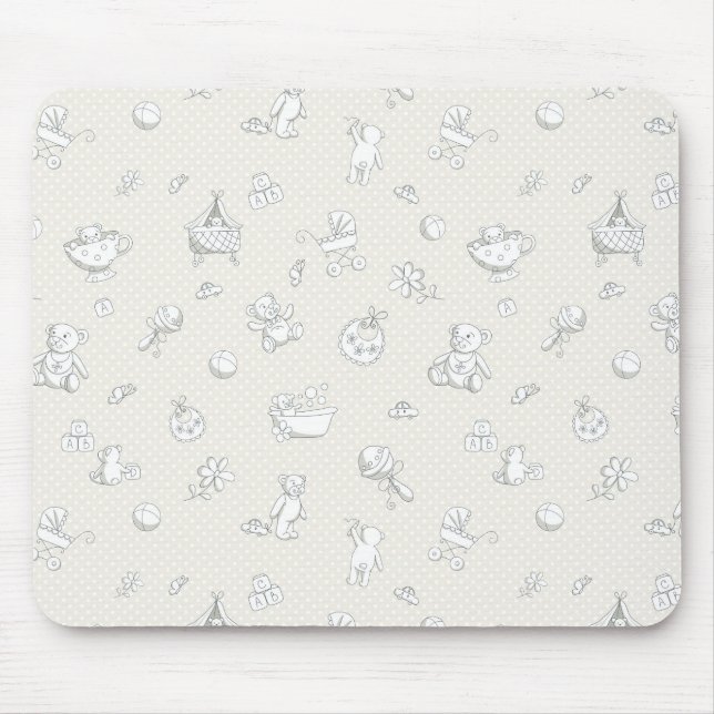 Baby background mouse pad (Front)