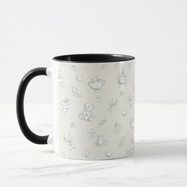 Baby background mug (Left)