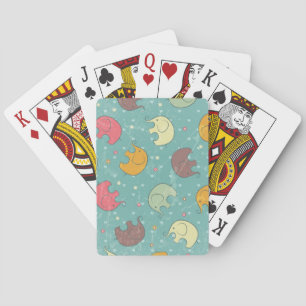 baby background playing cards