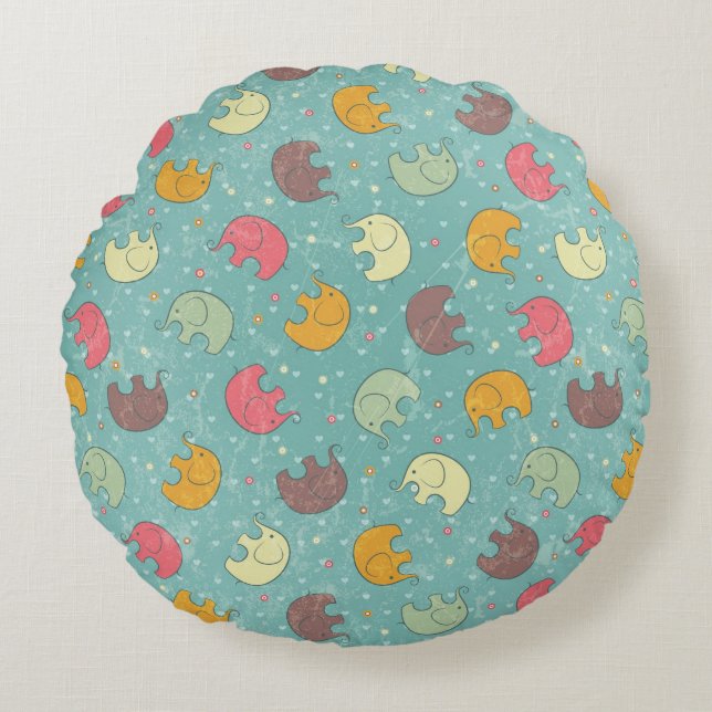 baby background round pillow (Front)
